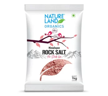 NATURE LAND ORGANICS ROCK SALT 1KG
